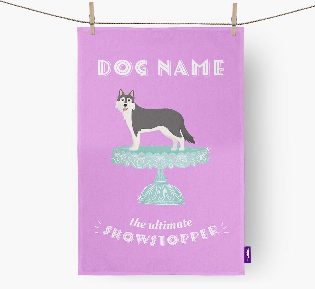 'The Ultimate Showstopper' - Personalised {breedFullName} Tea Towel