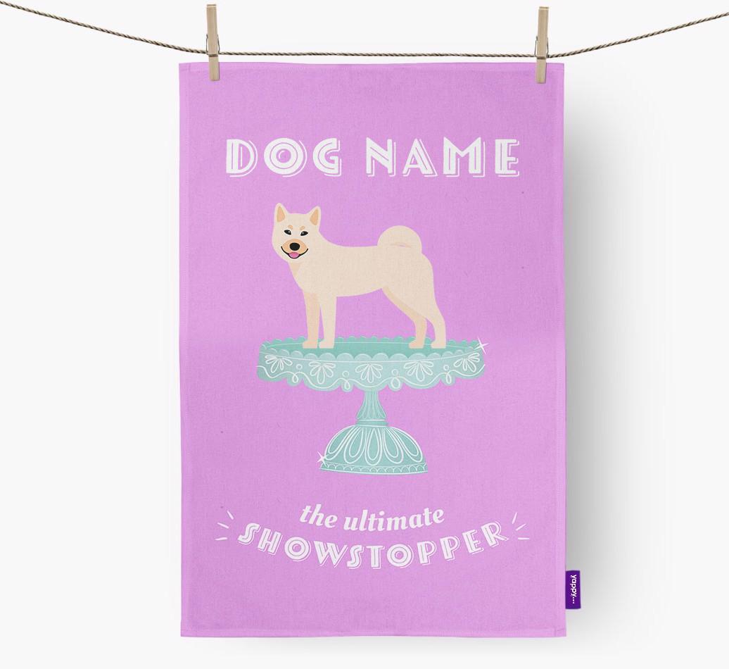 'The Ultimate Showstopper' - Personalised {breedFullName} Tea Towel