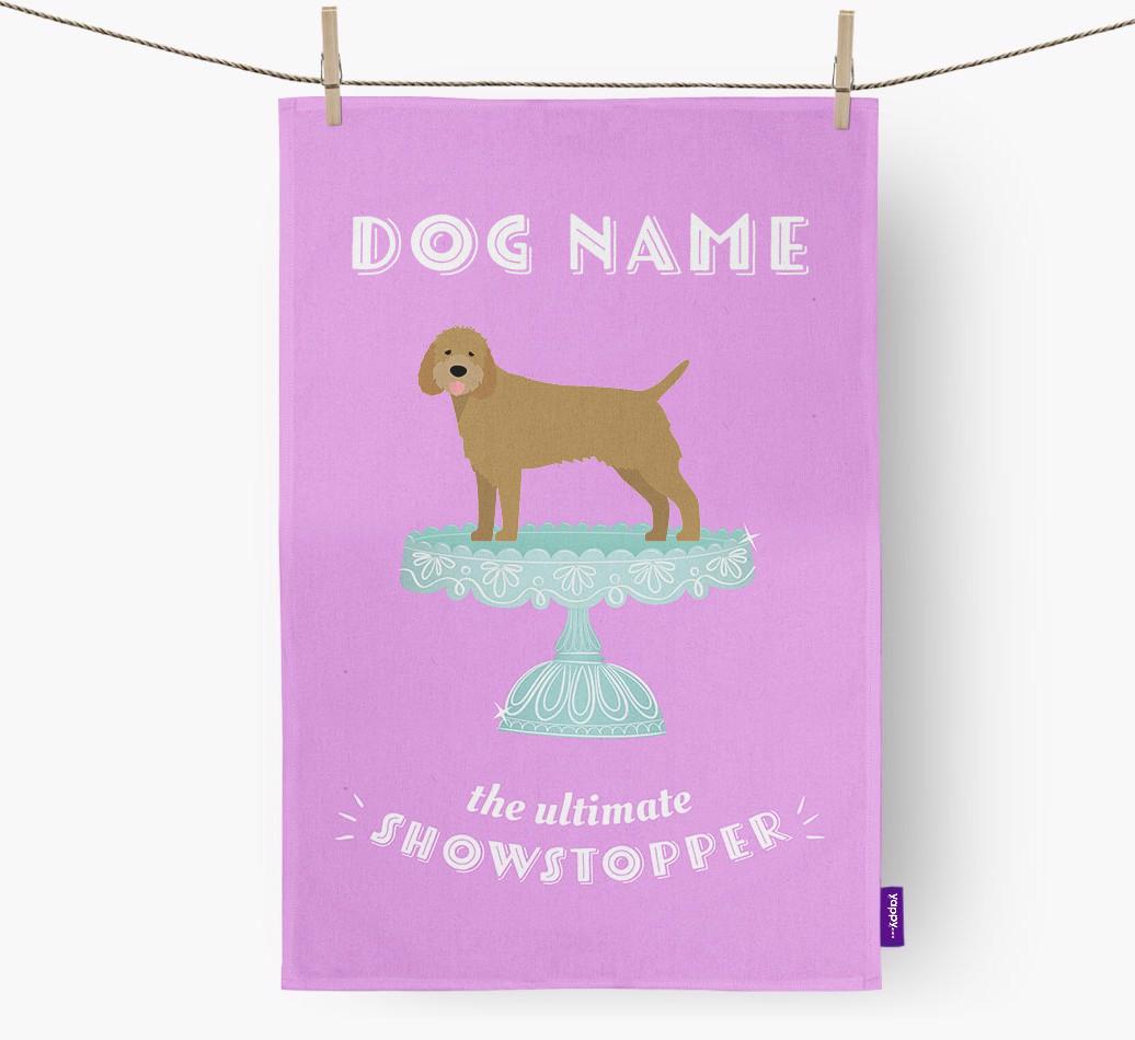 'The Ultimate Showstopper' - Personalised {breedFullName} Tea Towel