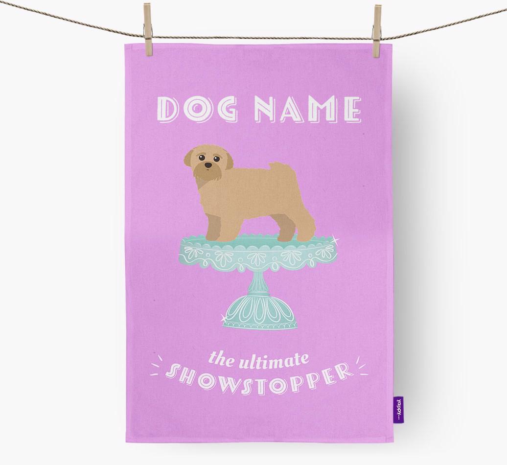 'The Ultimate Showstopper' - Personalised {breedFullName} Tea Towel