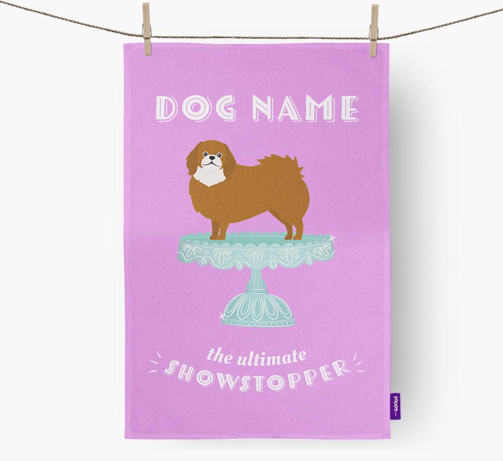 'The Ultimate Showstopper' - Personalised {breedFullName} Tea Towel