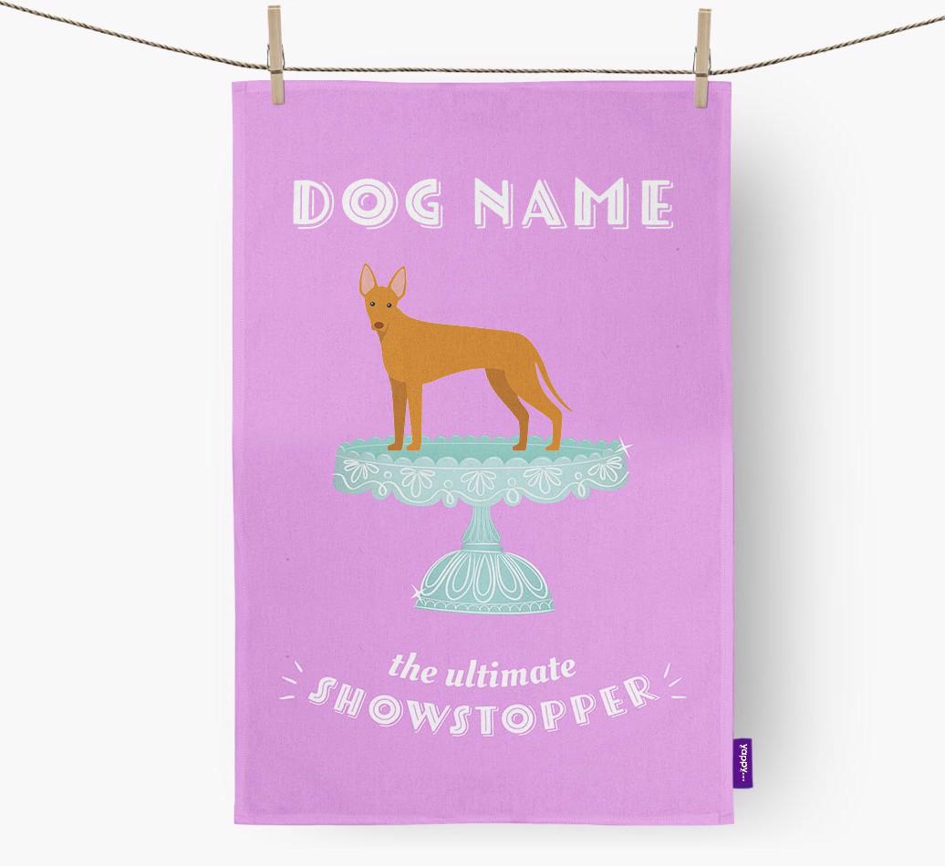 'The Ultimate Showstopper' - Personalised {breedFullName} Tea Towel
