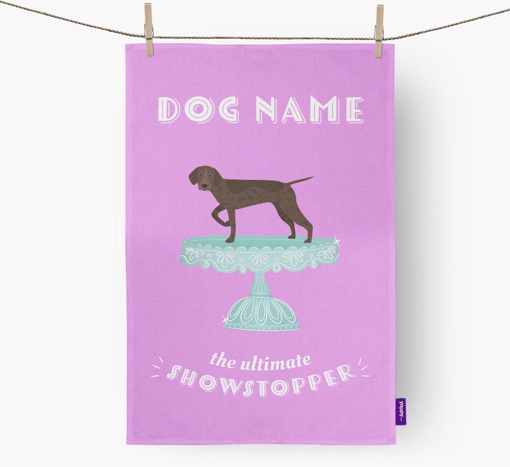 'The Ultimate Showstopper' - Personalised {breedFullName} Tea Towel