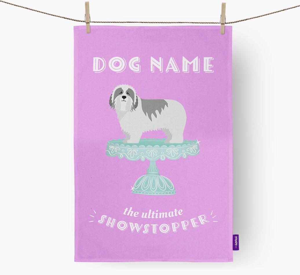 'The Ultimate Showstopper' - Personalised {breedFullName} Tea Towel
