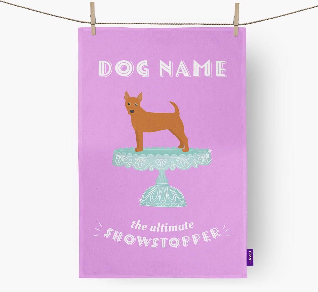 'The Ultimate Showstopper' - Personalised {breedFullName} Tea Towel