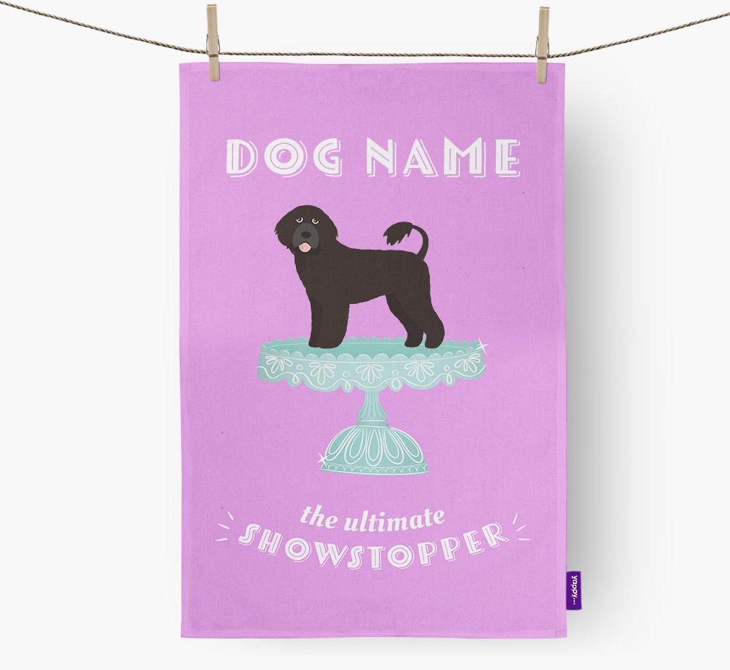 'The Ultimate Showstopper' - Personalised {breedFullName} Tea Towel