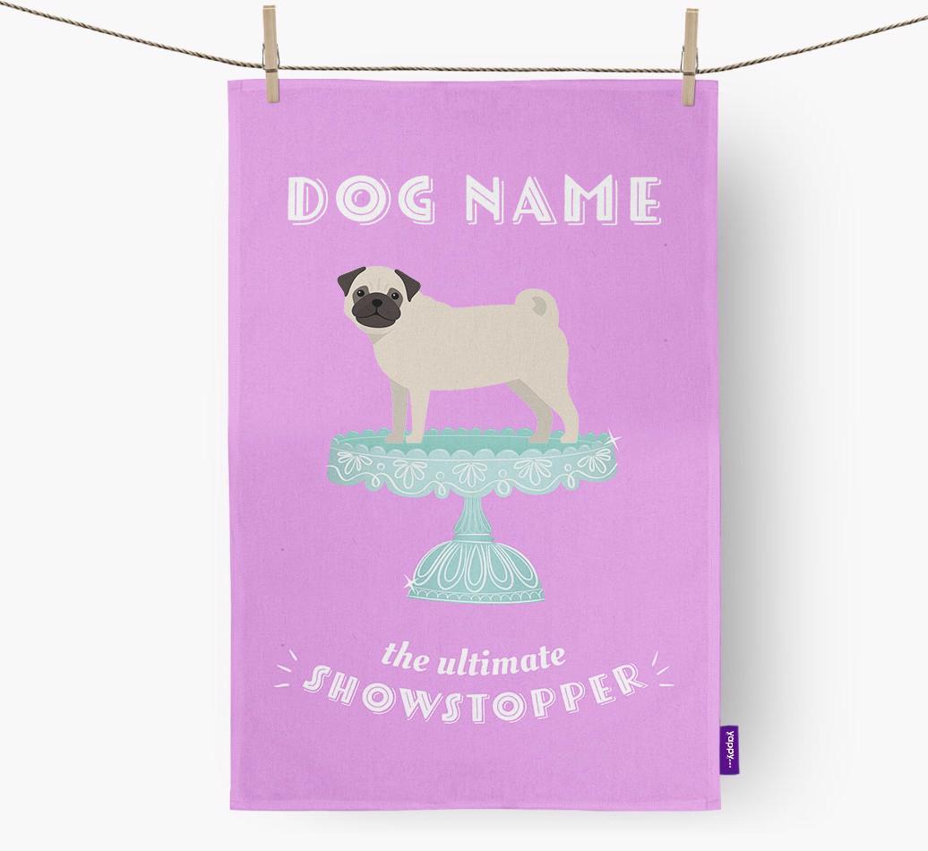 'The Ultimate Showstopper' - Personalised {breedFullName} Tea Towel