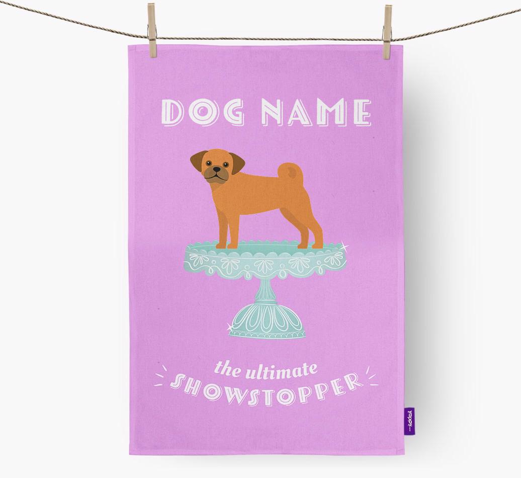 'The Ultimate Showstopper' - Personalised {breedFullName} Tea Towel