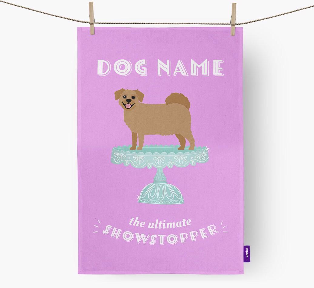 'The Ultimate Showstopper' - Personalised {breedFullName} Tea Towel