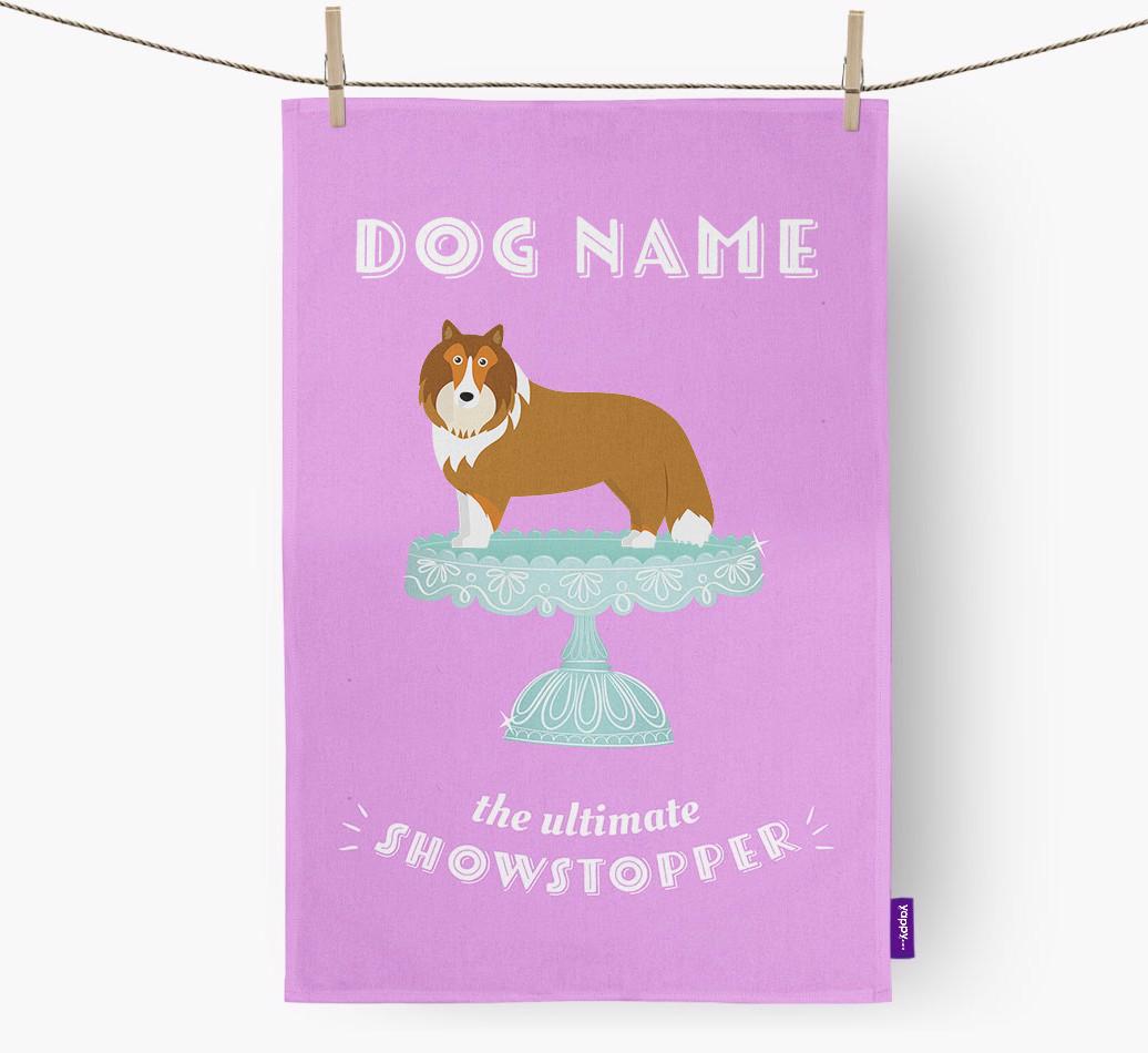 'The Ultimate Showstopper' - Personalised {breedFullName} Tea Towel
