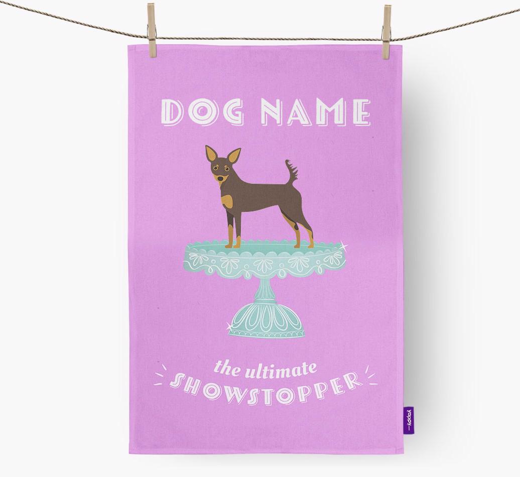 'The Ultimate Showstopper' - Personalised {breedFullName} Tea Towel