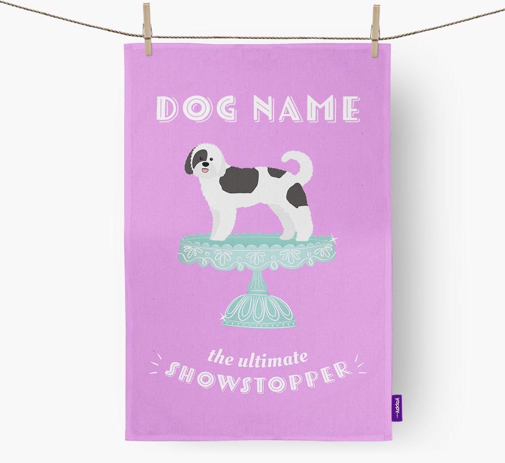 'The Ultimate Showstopper' - Personalised {breedFullName} Tea Towel