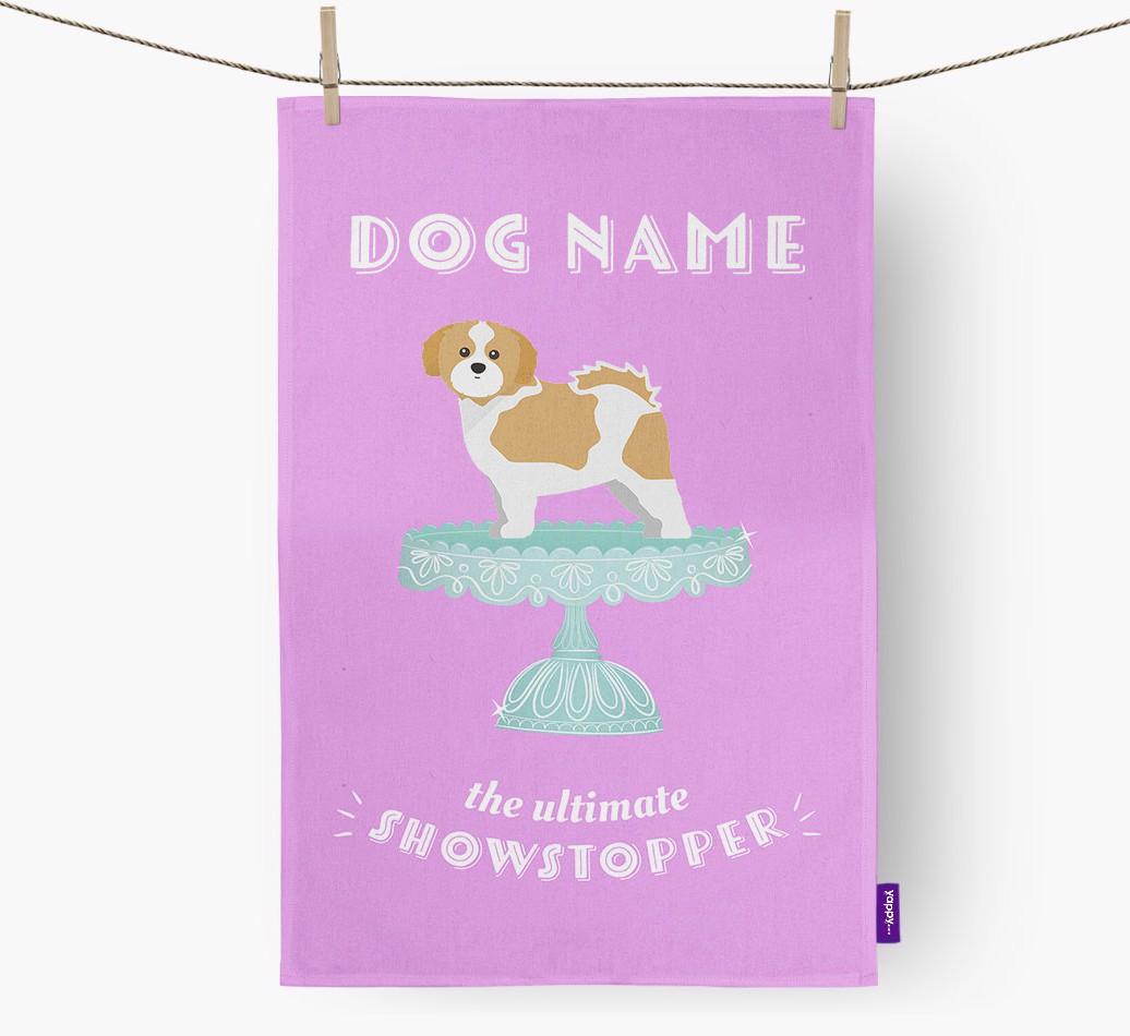 'The Ultimate Showstopper' - Personalised {breedFullName} Tea Towel