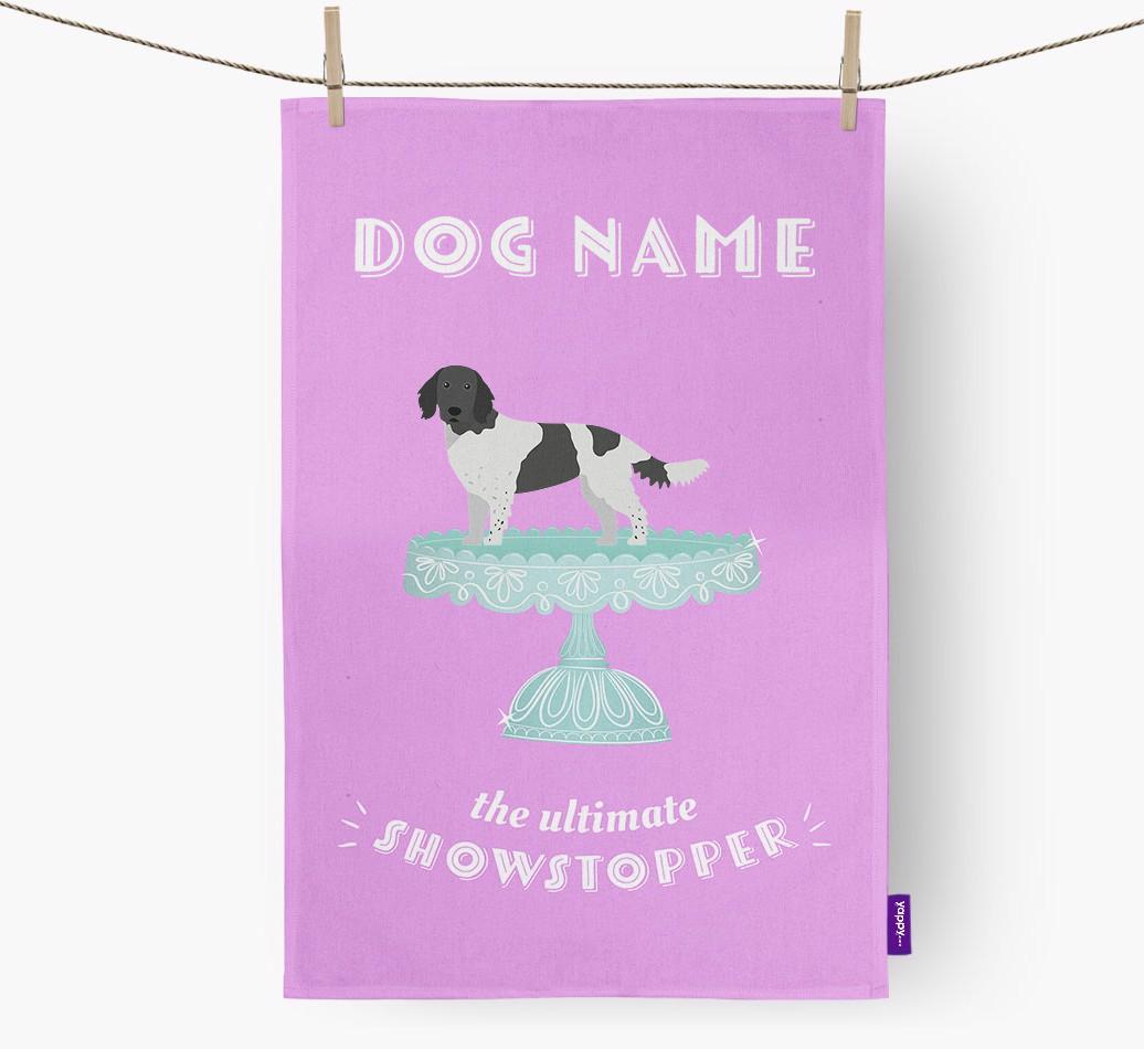 'The Ultimate Showstopper' - Personalised {breedFullName} Tea Towel