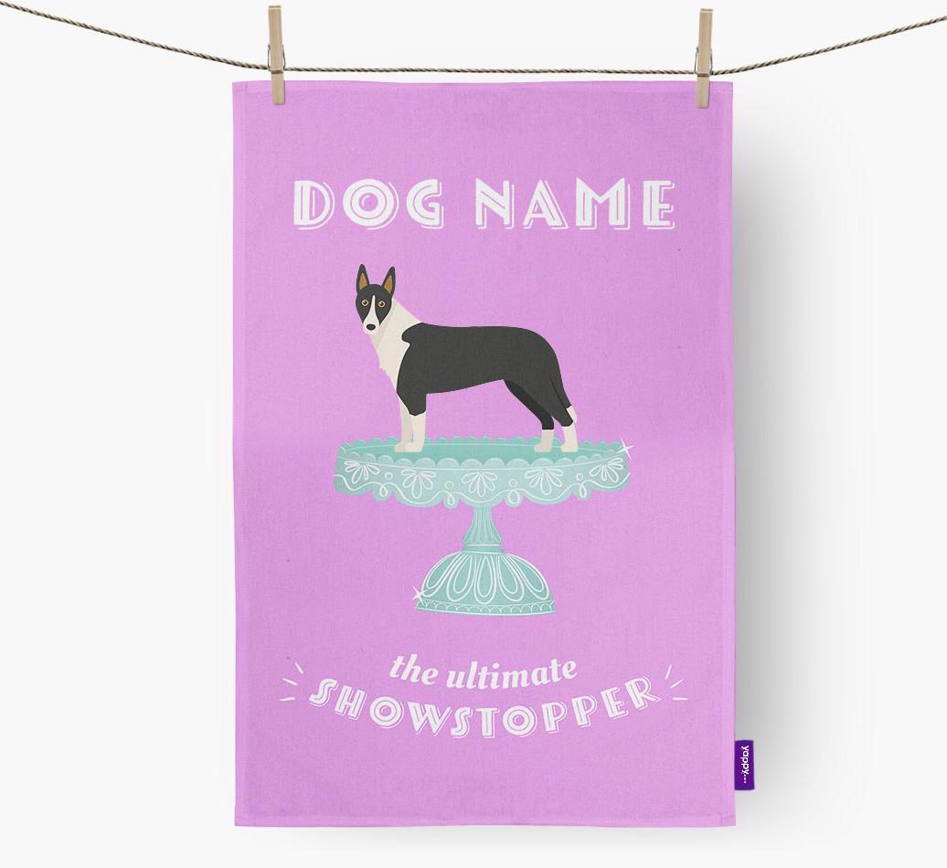 'The Ultimate Showstopper' - Personalised {breedFullName} Tea Towel