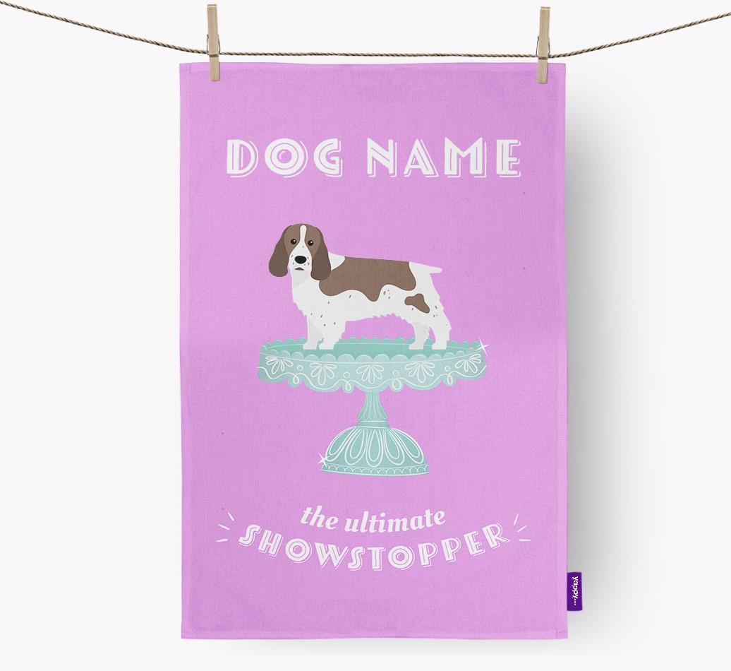 'The Ultimate Showstopper' - Personalised {breedFullName} Tea Towel