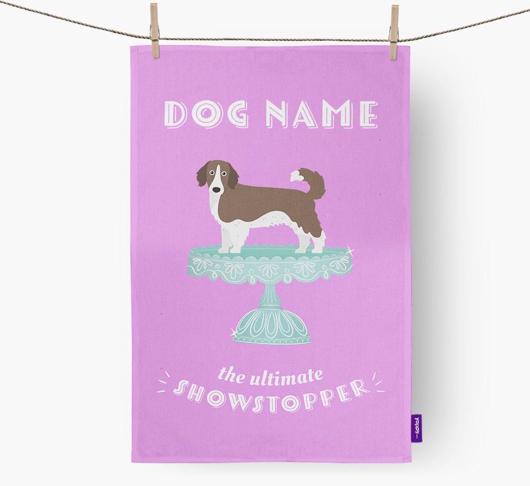 'The Ultimate Showstopper' - Personalised {breedFullName} Tea Towel