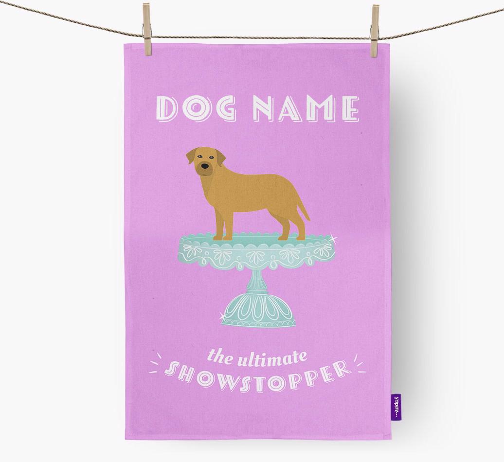 'The Ultimate Showstopper' - Personalised {breedFullName} Tea Towel