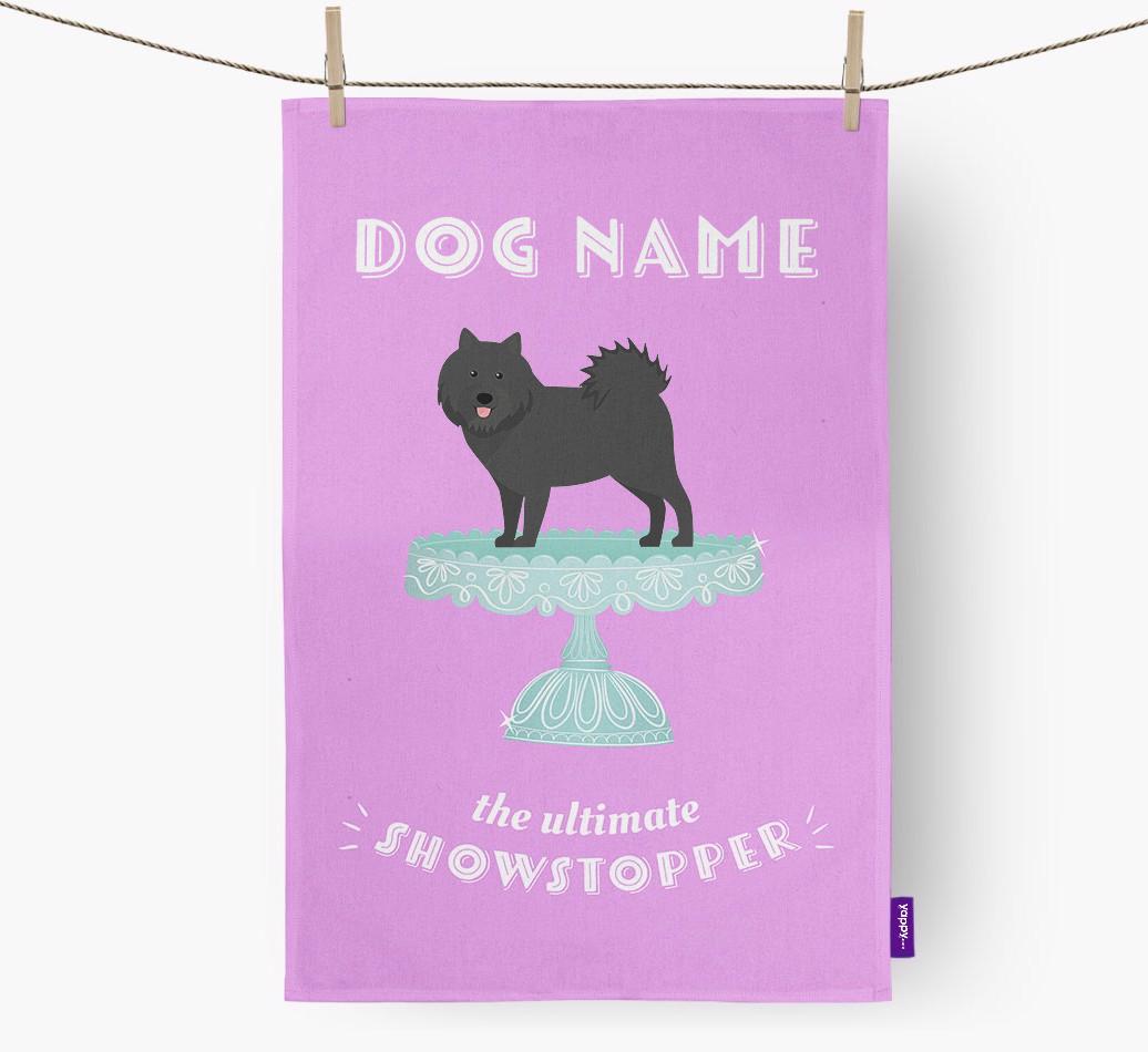 'The Ultimate Showstopper' - Personalised {breedFullName} Tea Towel