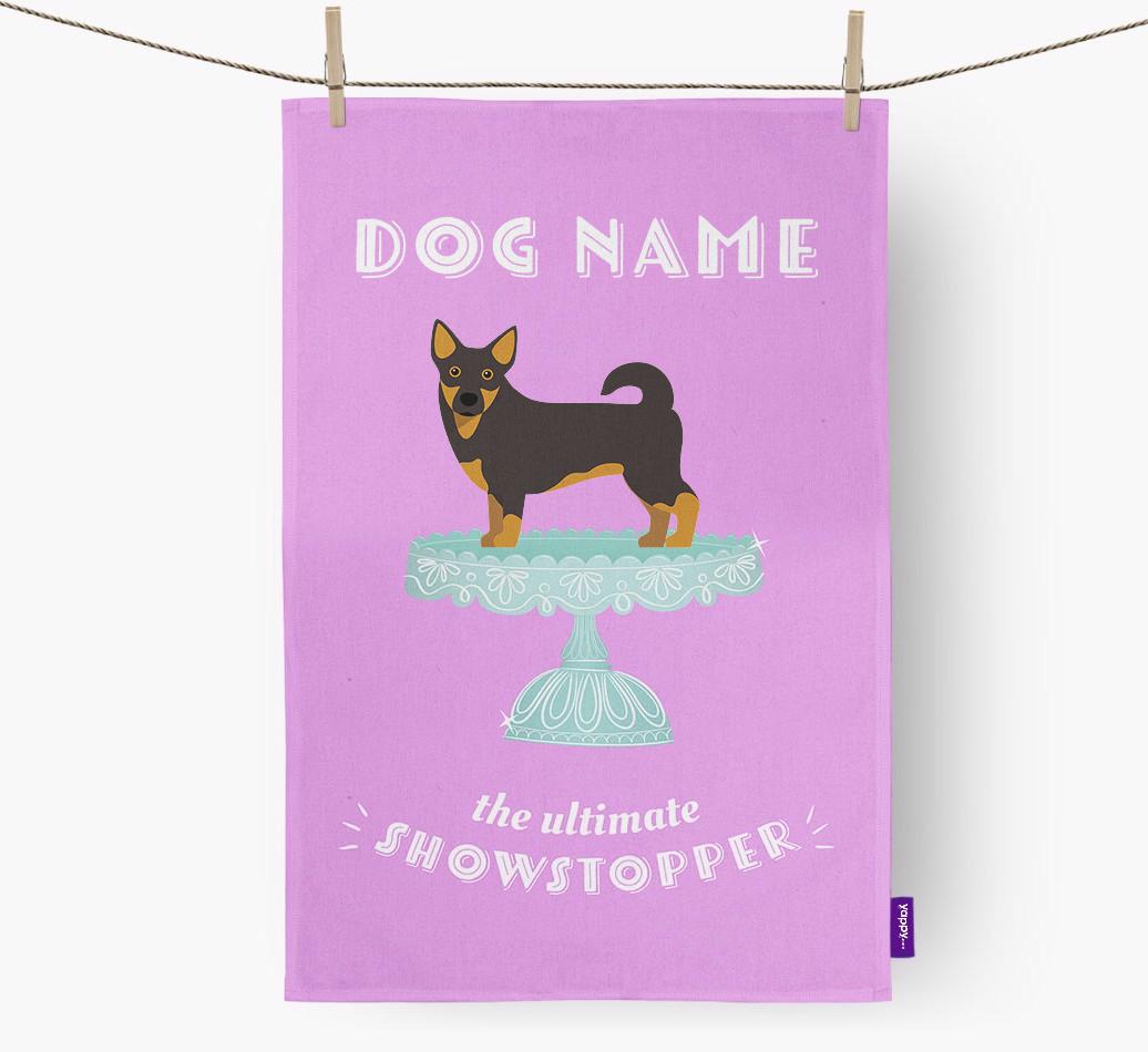 'The Ultimate Showstopper' - Personalised {breedFullName} Tea Towel