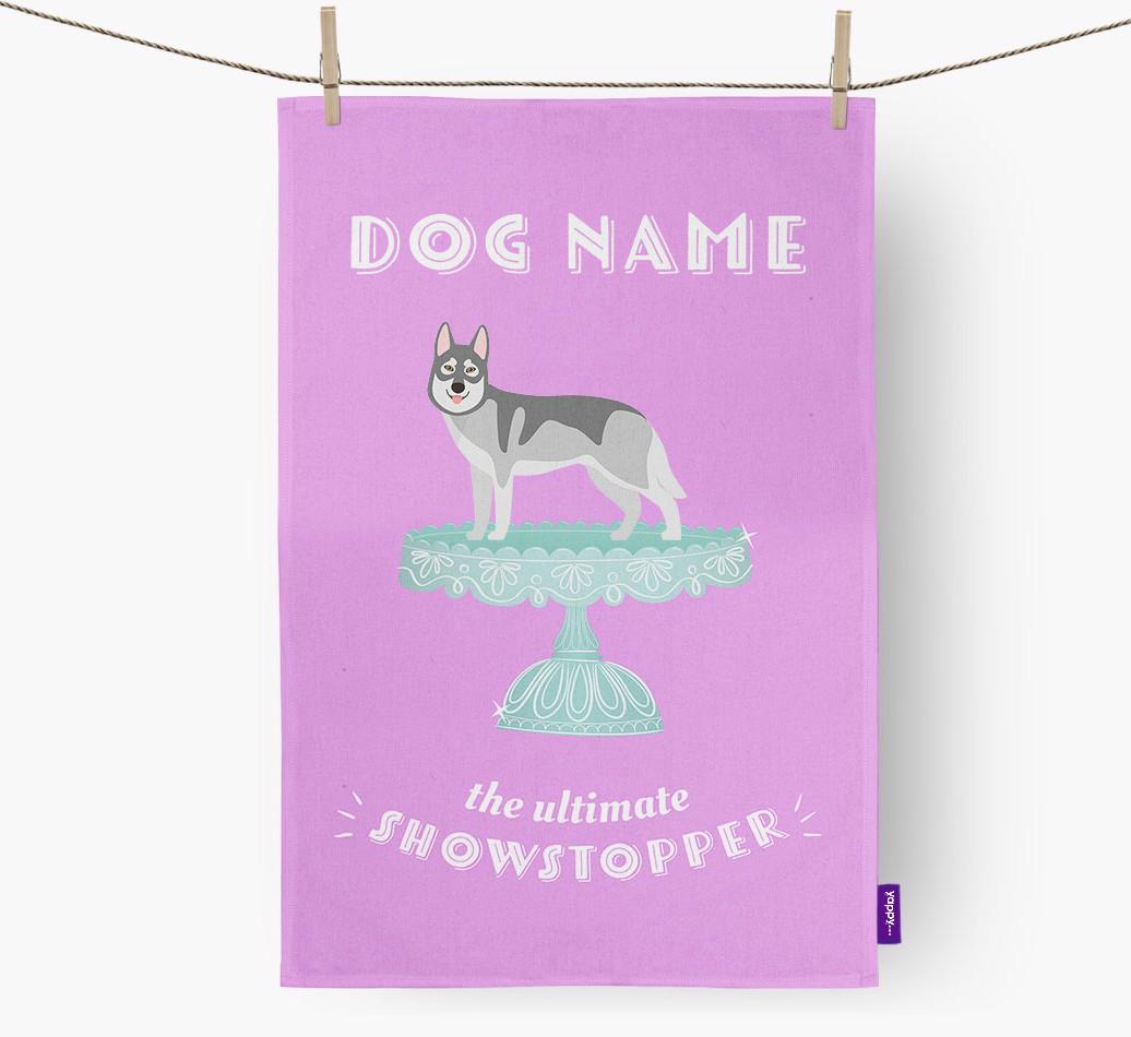 'The Ultimate Showstopper' - Personalised {breedFullName} Tea Towel