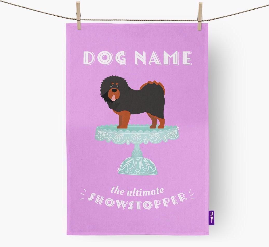 'The Ultimate Showstopper' - Personalised {breedFullName} Tea Towel