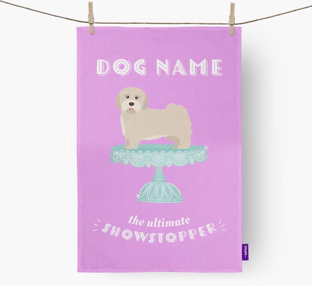 'The Ultimate Showstopper' - Personalised {breedFullName} Tea Towel