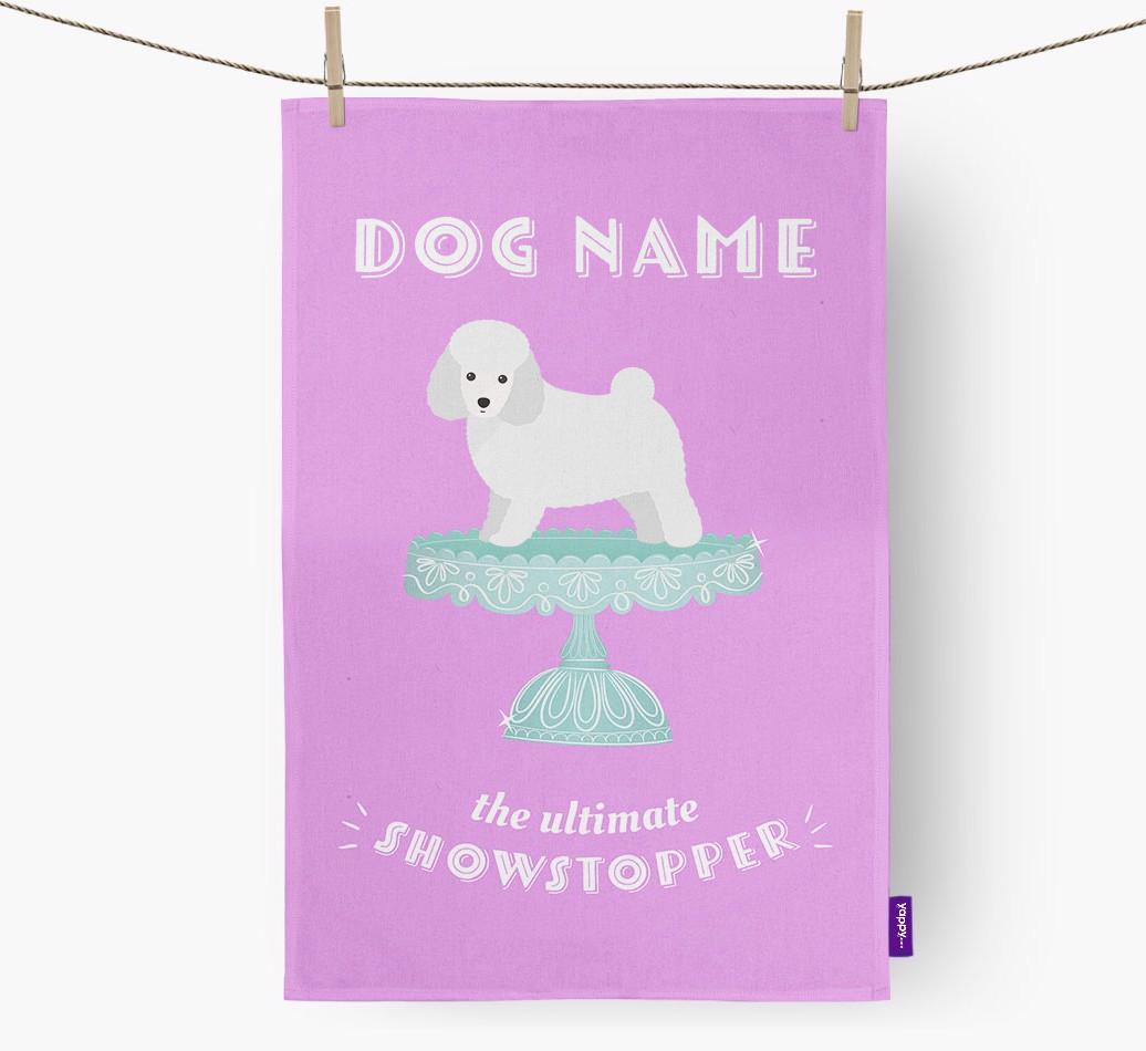 'The Ultimate Showstopper' - Personalised {breedFullName} Tea Towel
