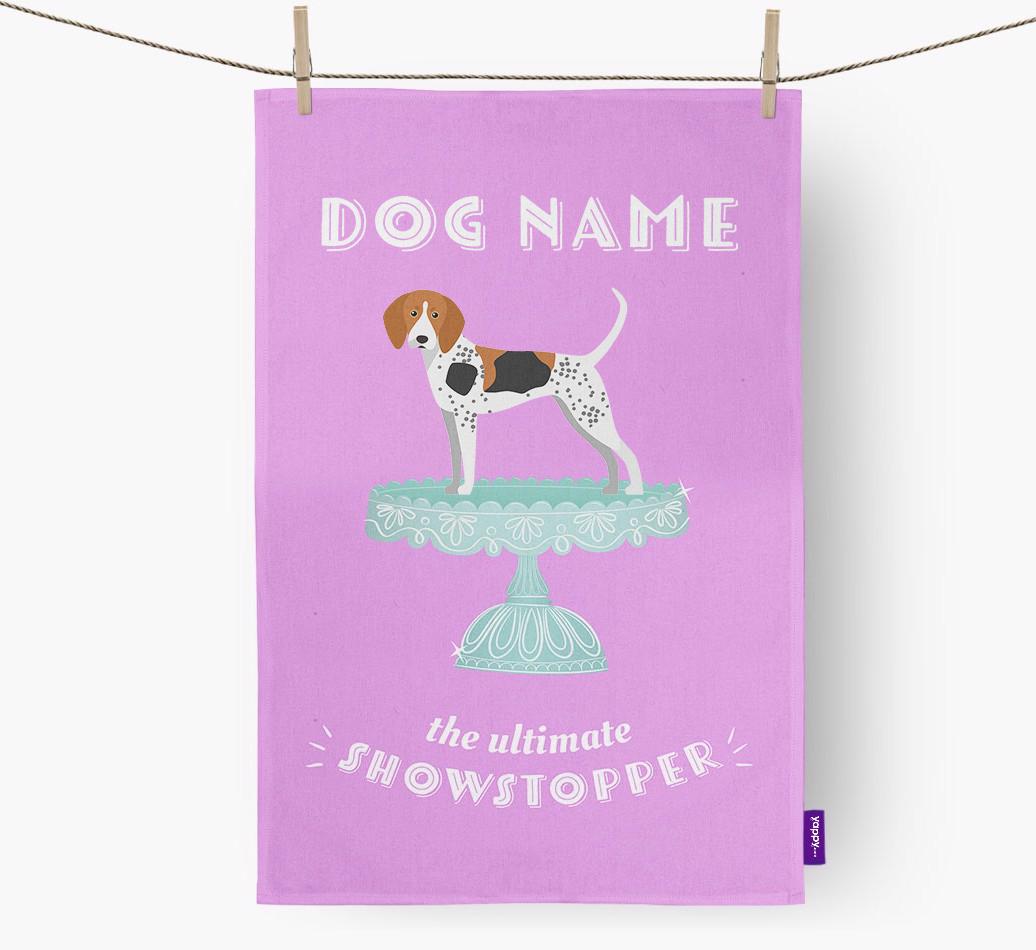 'The Ultimate Showstopper' - Personalised {breedFullName} Tea Towel
