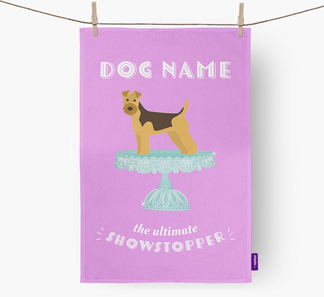 'The Ultimate Showstopper' - Personalised {breedFullName} Tea Towel