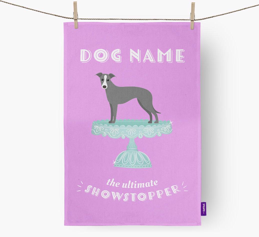 'The Ultimate Showstopper' - Personalised {breedFullName} Tea Towel