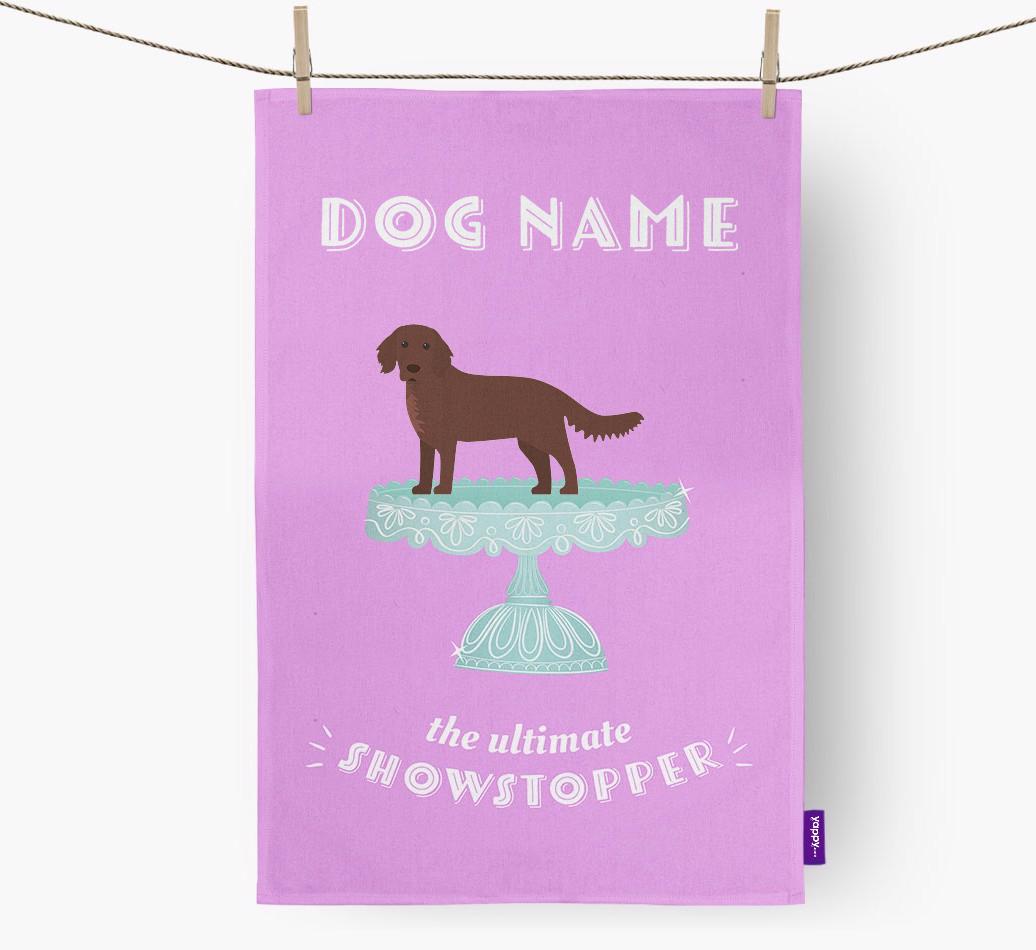 'The Ultimate Showstopper' - Personalised {breedFullName} Tea Towel