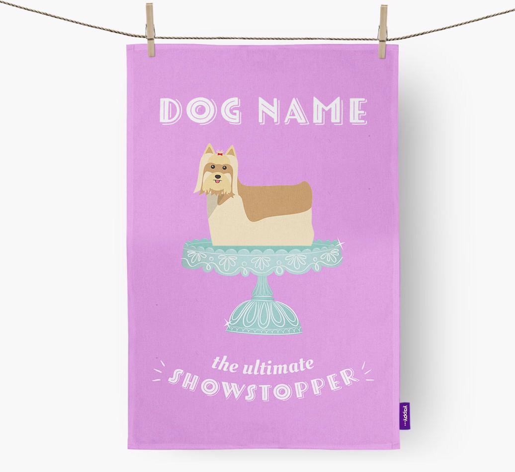 'The Ultimate Showstopper' - Personalised {breedFullName} Tea Towel