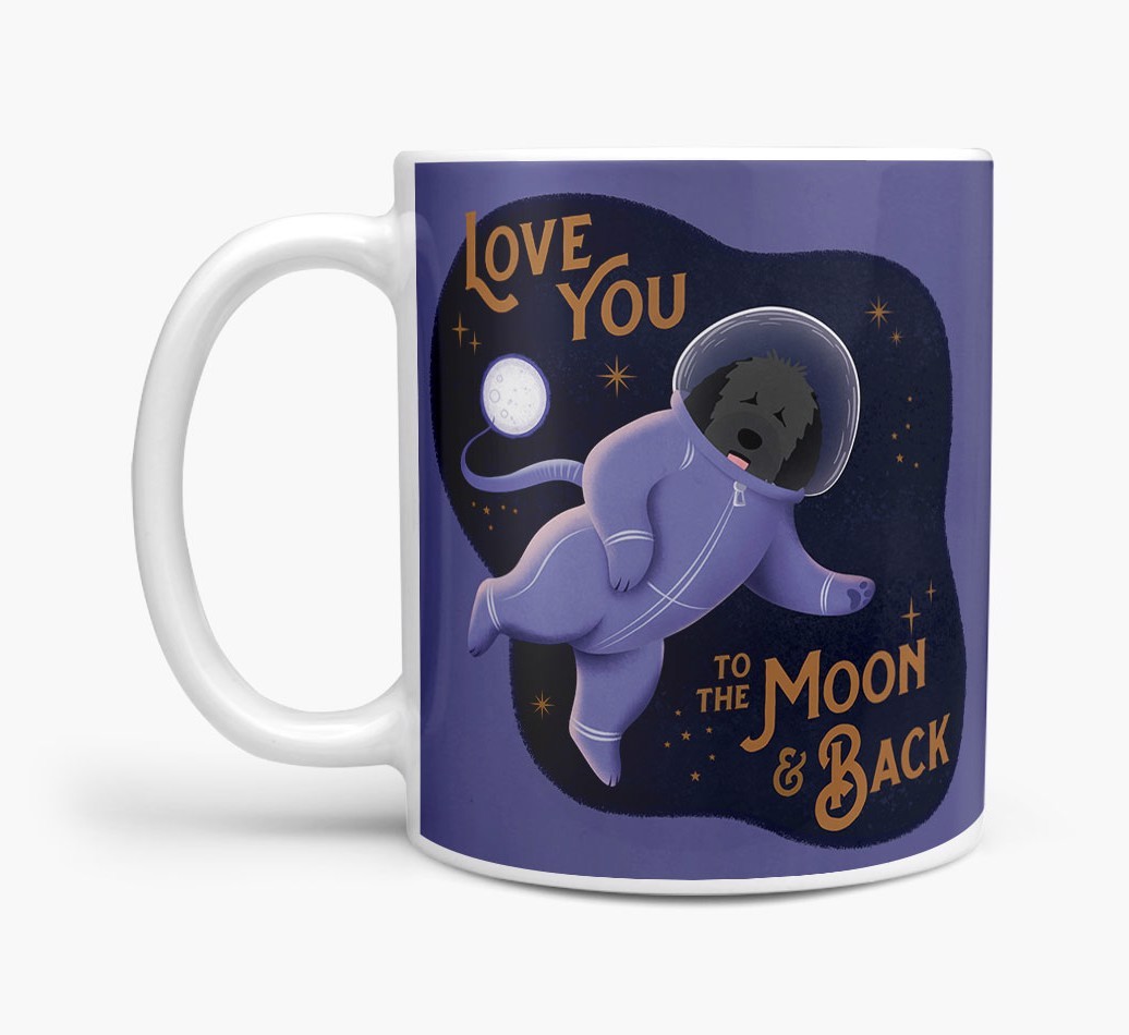 'Love you to the Moon & Back' - Personalised {breedFullName} Mug