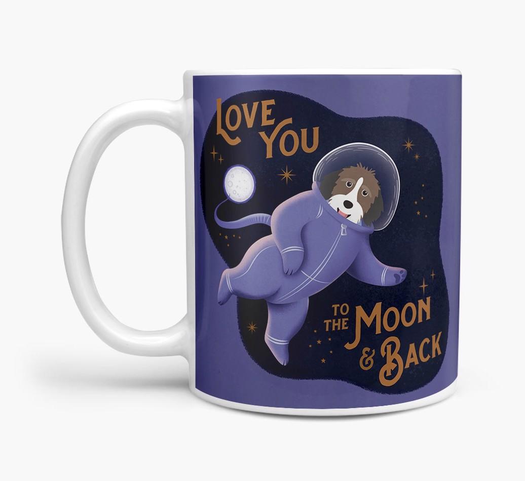 'Love you to the Moon & Back' - Personalised {breedFullName} Mug