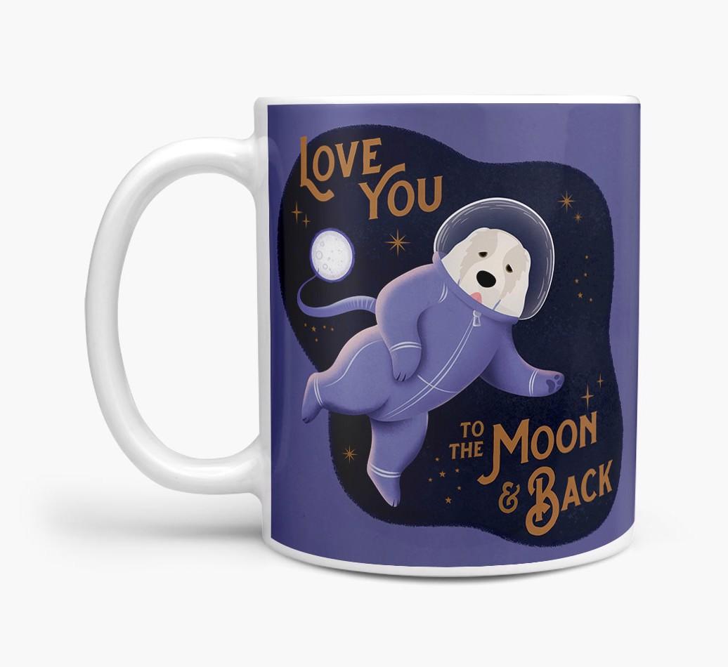 'Love you to the Moon & Back' - Personalised {breedFullName} Mug