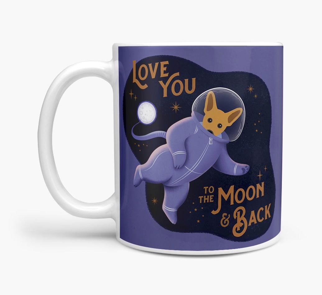 'Love you to the Moon & Back' - Personalised {breedFullName} Mug
