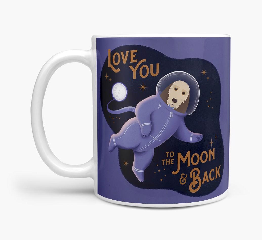 'Love you to the Moon & Back' - Personalised {breedFullName} Mug