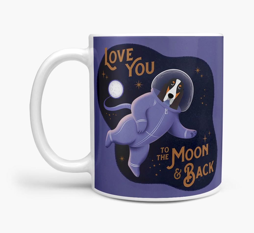 'Love you to the Moon & Back' - Personalised {breedFullName} Mug
