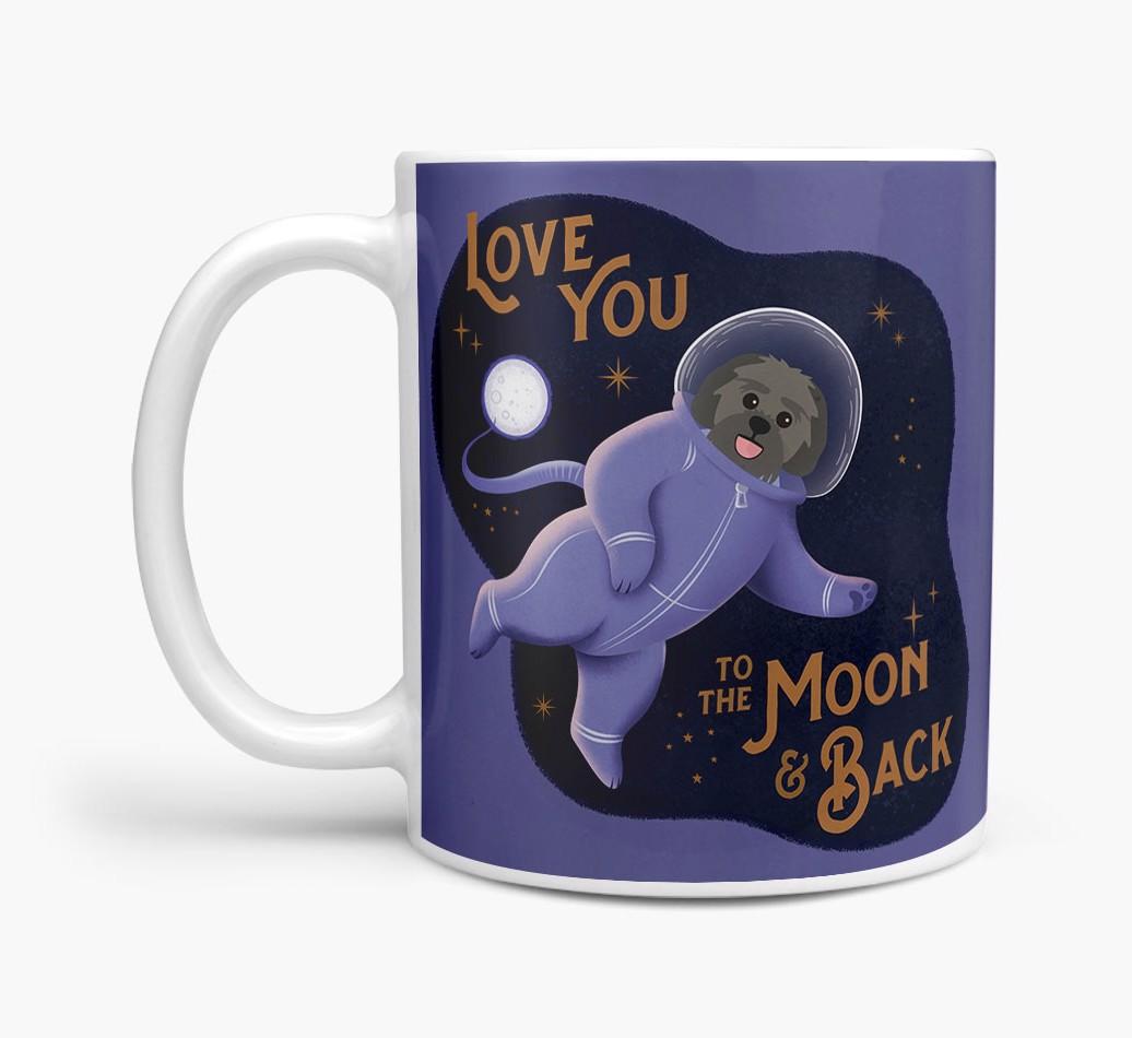 'Love you to the Moon & Back' - Personalised {breedFullName} Mug
