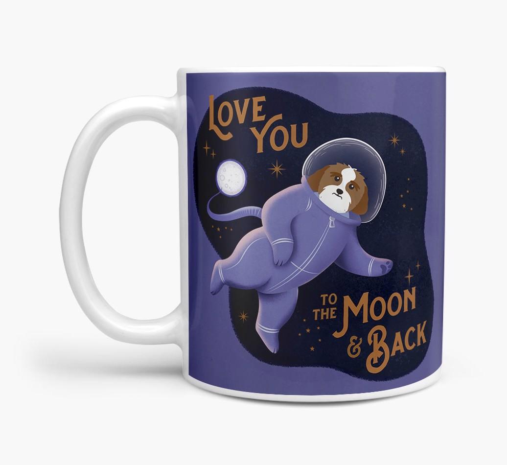 'Love you to the Moon & Back' - Personalised {breedFullName} Mug