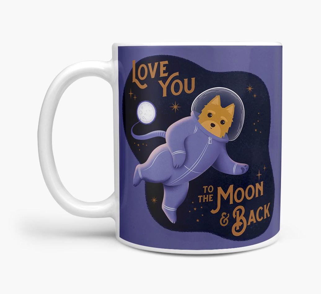 'Love you to the Moon & Back' - Personalised {breedFullName} Mug