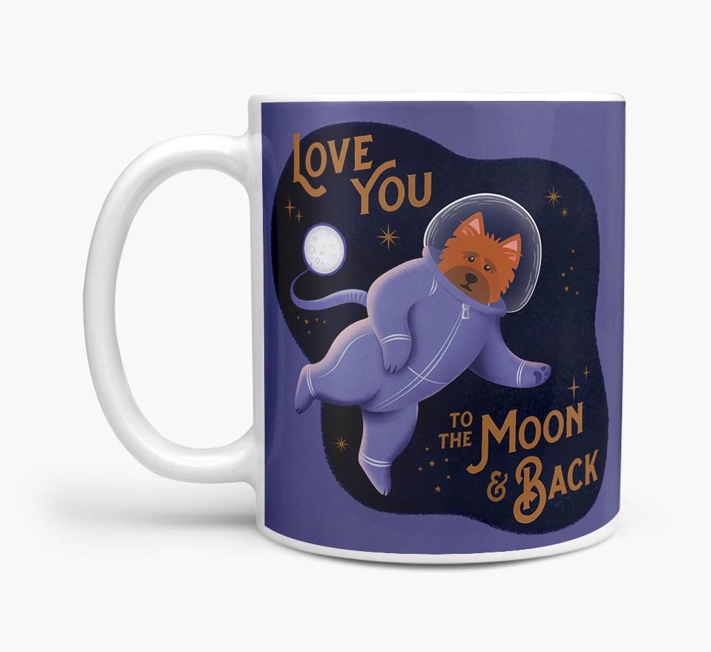 'Love you to the Moon & Back' - Personalised {breedFullName} Mug