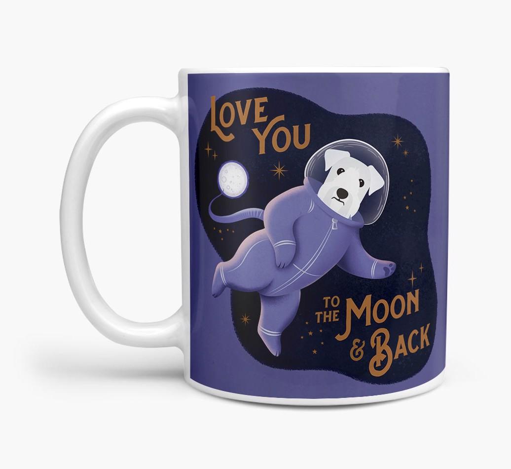 'Love you to the Moon & Back' - Personalised {breedFullName} Mug