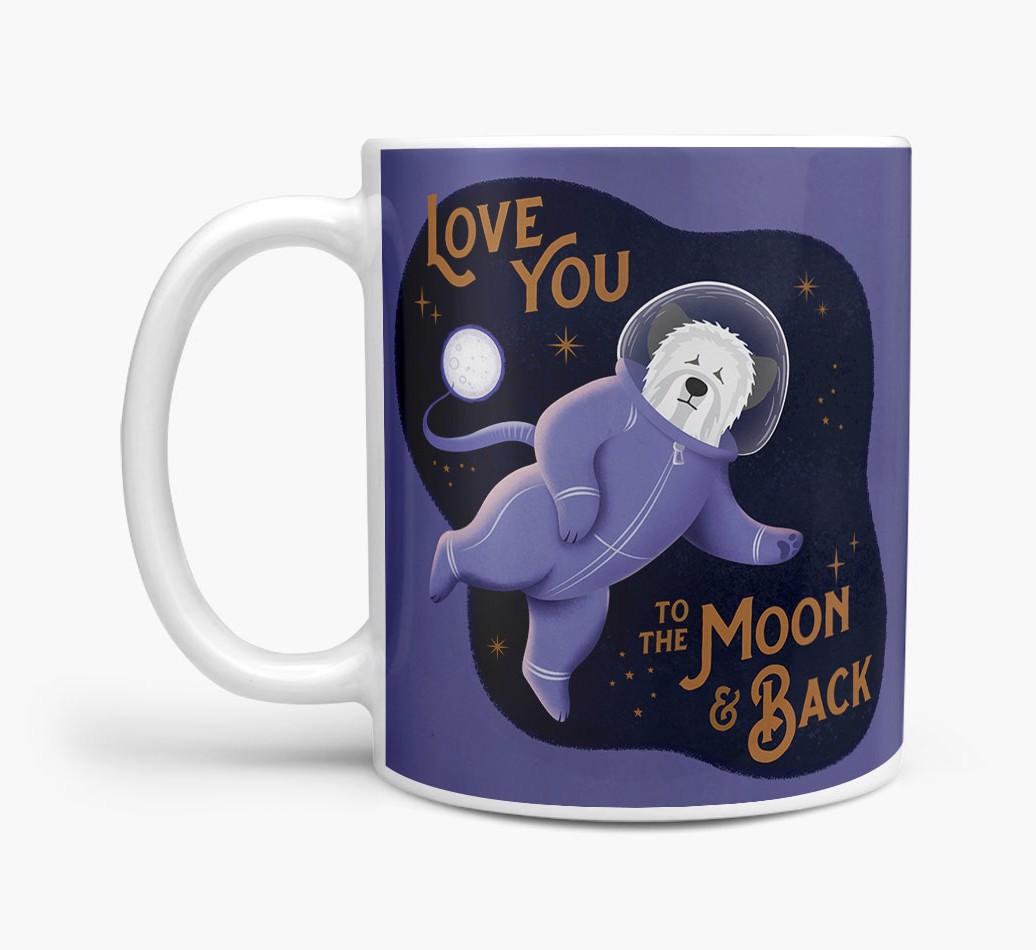 'Love you to the Moon & Back' - Personalised {breedFullName} Mug