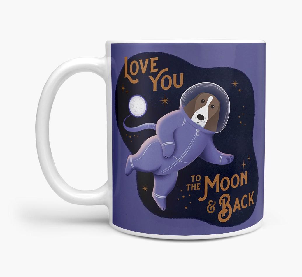 'Love you to the Moon & Back' - Personalised {breedFullName} Mug