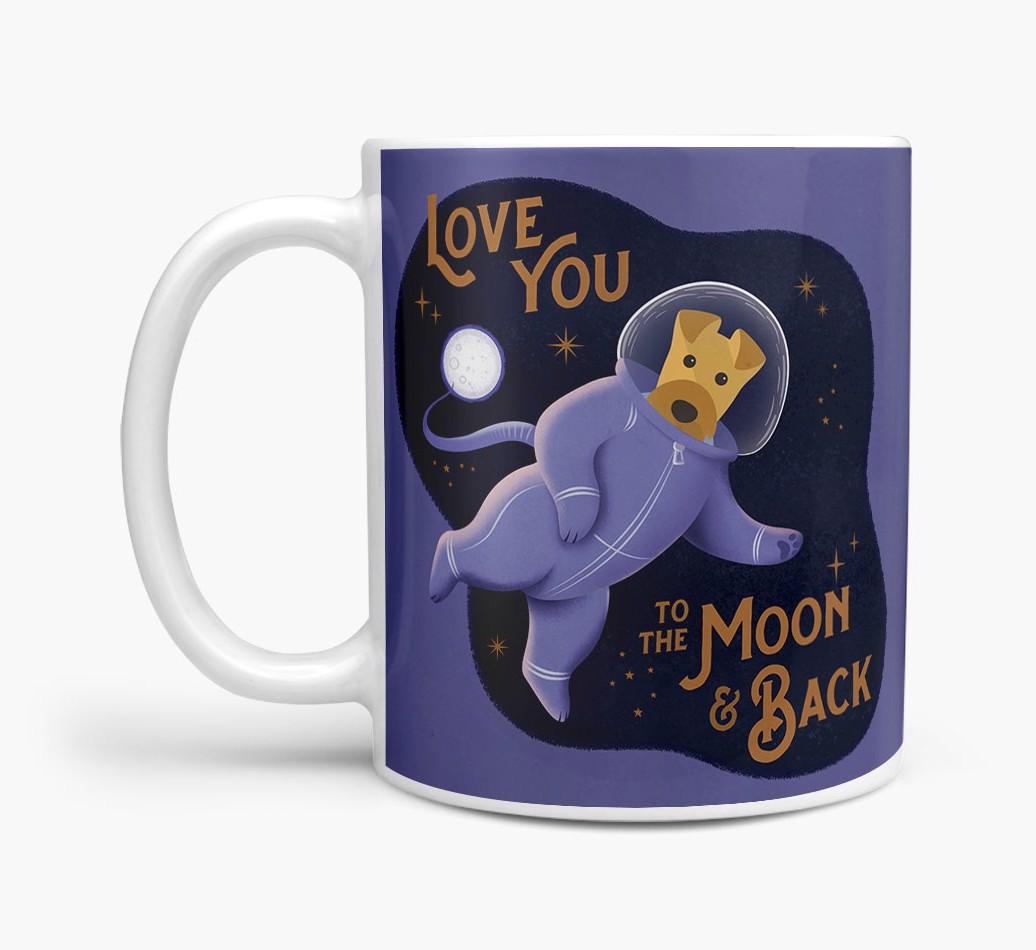 'Love you to the Moon & Back' - Personalised {breedFullName} Mug