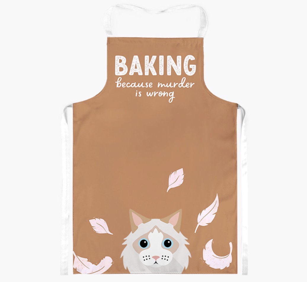 Baking Because Murder is Wrong: Personalised {breedShortName} Apron
