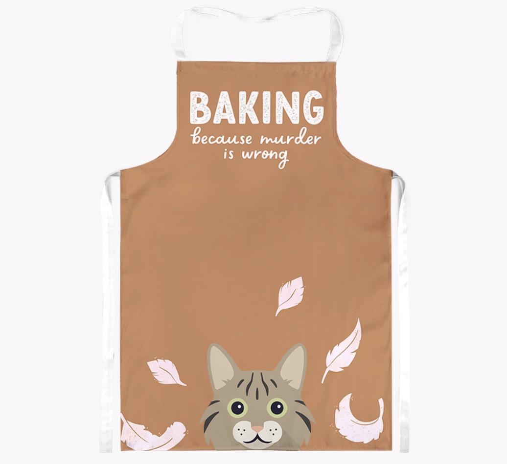 Baking Because Murder is Wrong: Personalized {breedShortName} Apron