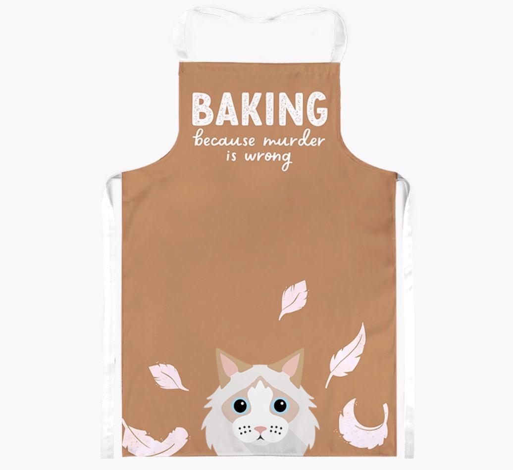 Baking Because Murder is Wrong: Personalized {breedShortName} Apron
